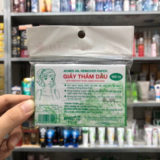 Giấy thấm dầu Acnes (gói 100 tờ)