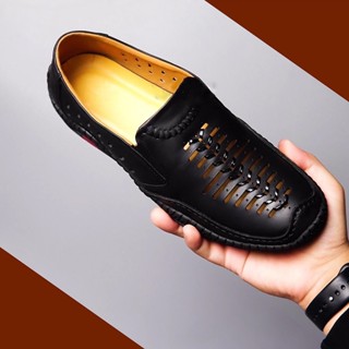 Giày lười giày hè nam da bò cao cấp - giá gốc tại xưởng , đế cao su non đi rất mềm và êm chân ( da bò nguyên tấm )