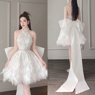 ĐẦM XÒE YẾM NƠ LƯNG ( được kiểm tra hàng)