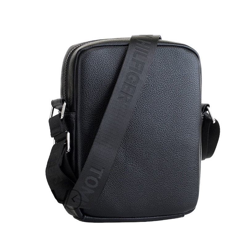 Túi đeo chéo da dáng hộp nam nữ Tommy Hilfiger, túi nam dáng đứng nhiều màu dùng đi làm đi chơi cực phong cách