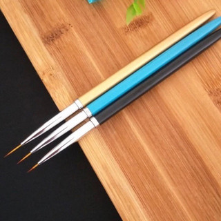 Bộ 3 cây cọ râu làm móng cọ nét vẽ nail sét 3 cây làm nail