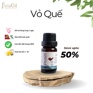 Tinh dầu quế Cinnamon Ấn Độ 10ml nguyên chất hương thơm dễ chịu xua đuổi côn trùng
