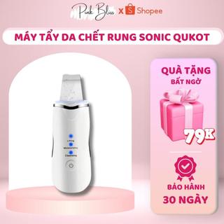 Máy Tẩy Tế Bào Da Chết Và Mụn Đầu Đen PinkBliss - Bằng Sóng Siêu Âm Qukot Cao Cấp