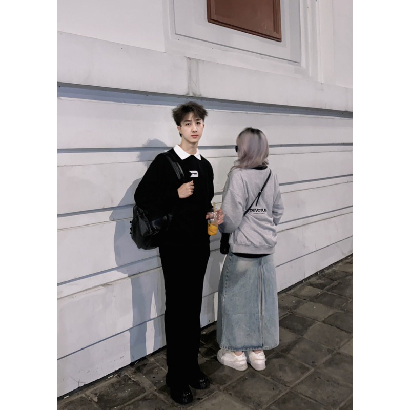 Áo Sweater Devotus Nỉ Chân Cua Cotton 350gsm Unisex Local Brand Fullbox - Thêu logo