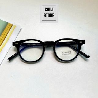 Gọng kính cận nam nữ Chilistore Kính cận thời trang nam nữ mắt tròn Milan mới