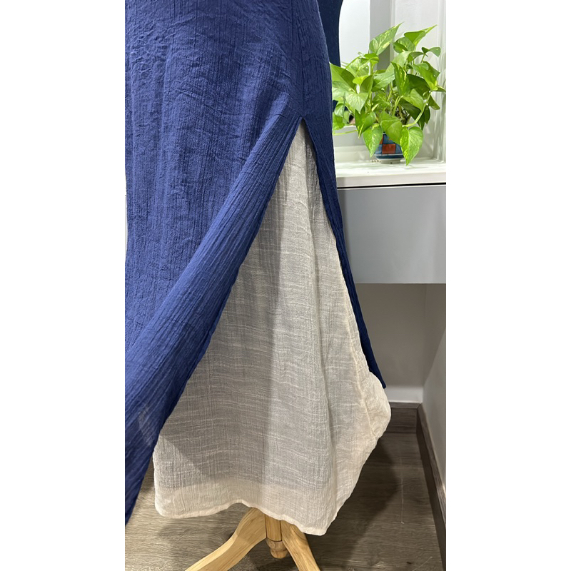 Đầm phối dáng dài- 2hand