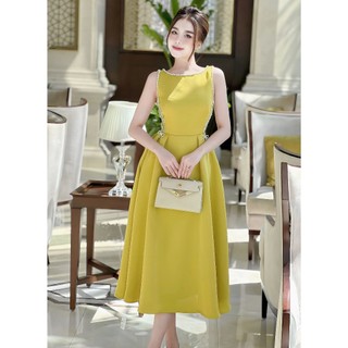 Đầm Thiết Kế MAY I69 Chất Liệu Tafta Cao Cấp Đính Đá - Đầm Dự Tiệc Sang Trọng Chuẩn MAY