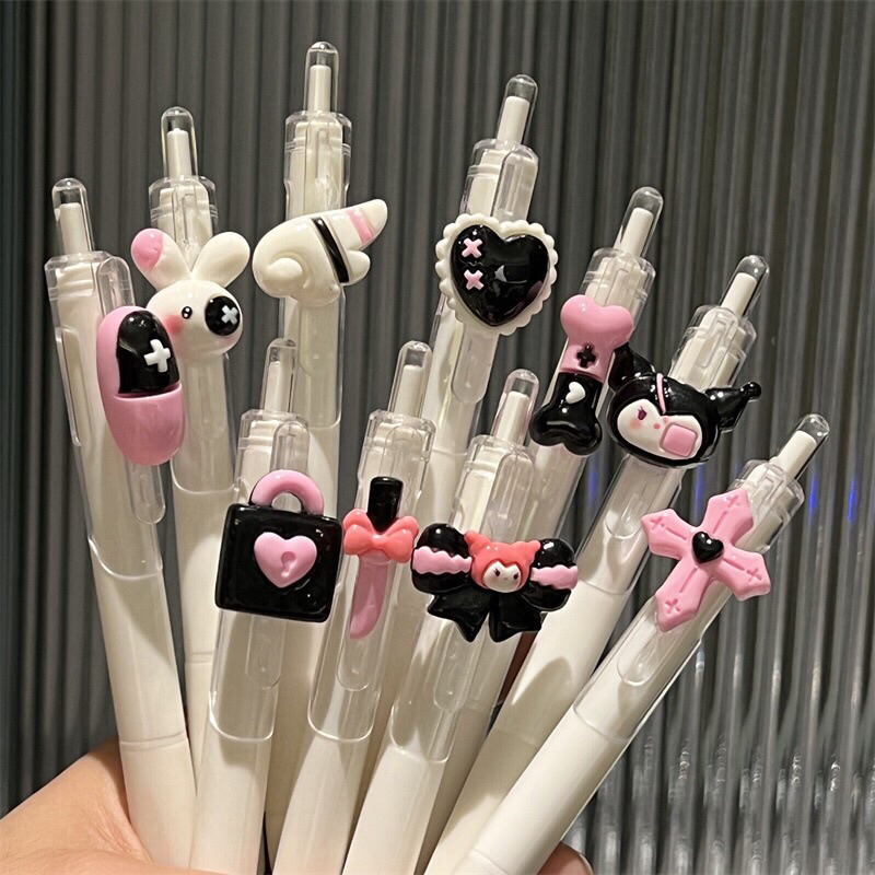 Bút Mực Gel Dạng Nhấn Kiểu Dáng Dễ Thương Cho Học Sinh