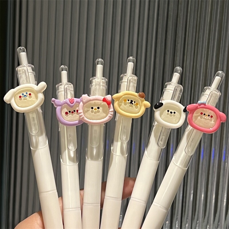 Bút Mực Gel Dạng Nhấn Kiểu Dáng Dễ Thương Cho Học Sinh