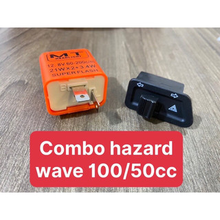 Công tắc hazard gắn như zin các dòng xe kèm cục chớp nháy