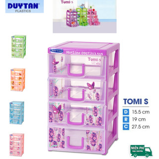 🚀TBA SHOP🚀 Tủ nhựa duy tân mini Tomi-S 4 ngăn - Nhiều màu xinh