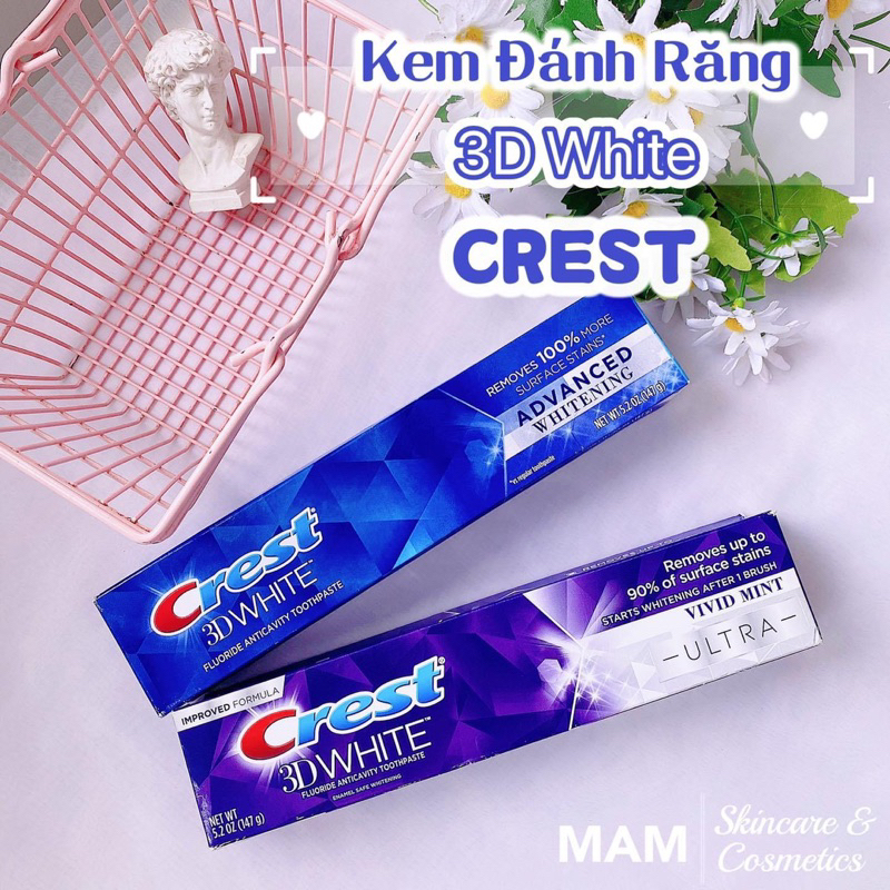 KEM ĐÁNH RĂNG CREST 3D WHITE ADVANCED TRIPLE WHITENING