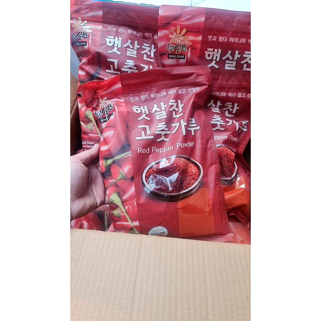 Bột ớt làm kim chi chuẩn Hàn - Ớt bột Vảy Bing Chae