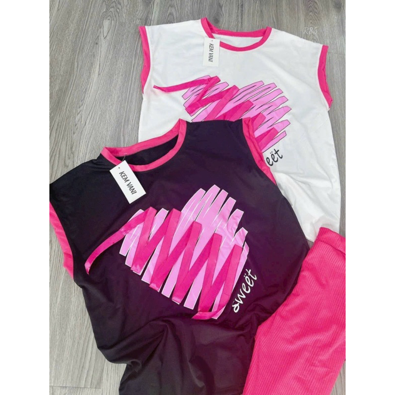 SÉT BỘ NGỦ GẤU DÂU SIÊU CƯNG FROM RỘNG SÁT NÁCH QUẦN SHORT