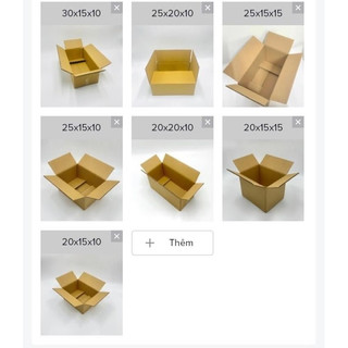 Hộp giấy carton ( nhiều size)