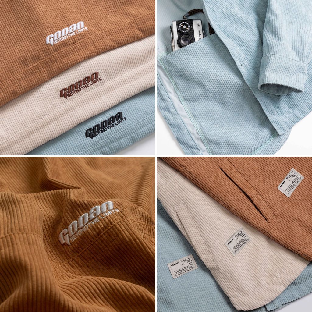 Áo Sơ Mi Nhung Tay Dài Gooan Limits