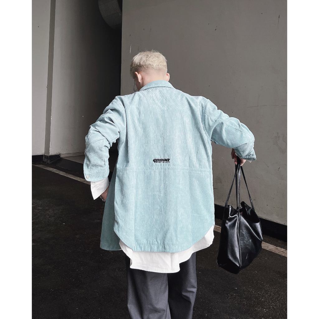 Áo Sơ Mi Nhung Tay Dài Gooan Limits