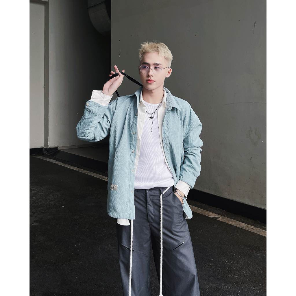 Áo Sơ Mi Nhung Tay Dài Gooan Limits