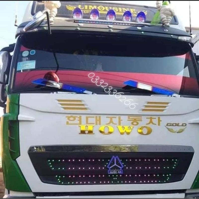 Ốp Gạt mưa trang trí xe tải x 1 cái