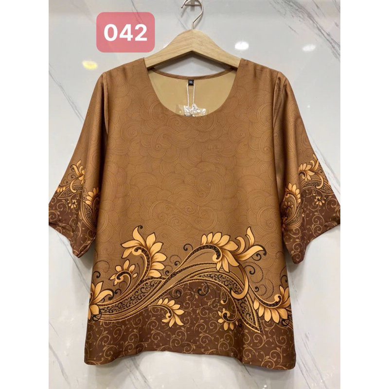 Áo Lụa Hoa Nữ Trung Niên Hàng Thiết Kế Cao Cấp 3 Size 50-75Kg