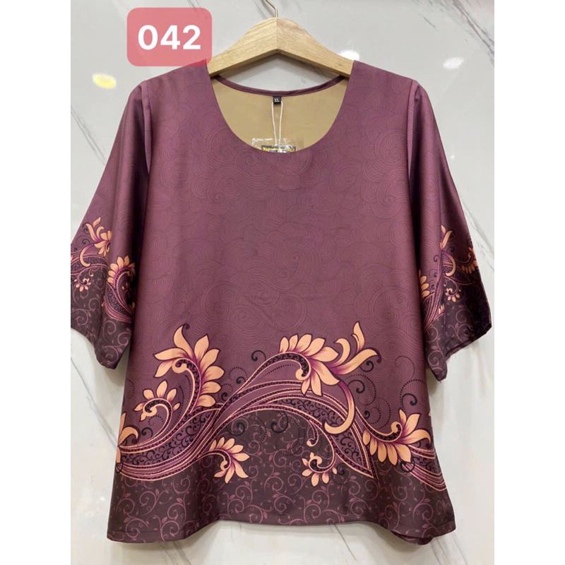 Áo Lụa Hoa Nữ Trung Niên Hàng Thiết Kế Cao Cấp 3 Size 50-75Kg