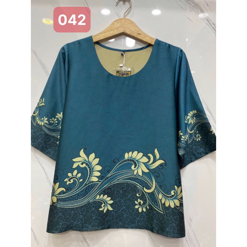 Áo Lụa Hoa Nữ Trung Niên Hàng Thiết Kế Cao Cấp 3 Size 50-75Kg