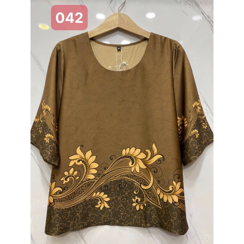 Áo Lụa Hoa Nữ Trung Niên Hàng Thiết Kế Cao Cấp 3 Size 50-75Kg
