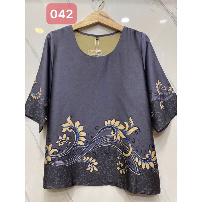 Áo Lụa Hoa Nữ Trung Niên Hàng Thiết Kế Cao Cấp 3 Size 50-75Kg