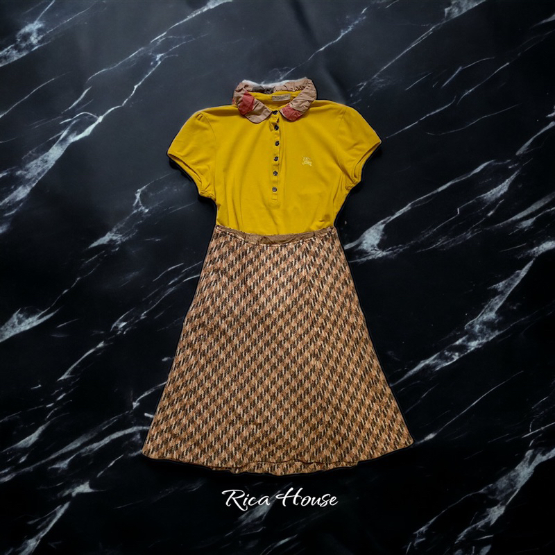 •Áo thun polo nữ hiệu BBR check cổ nova chính hãng•