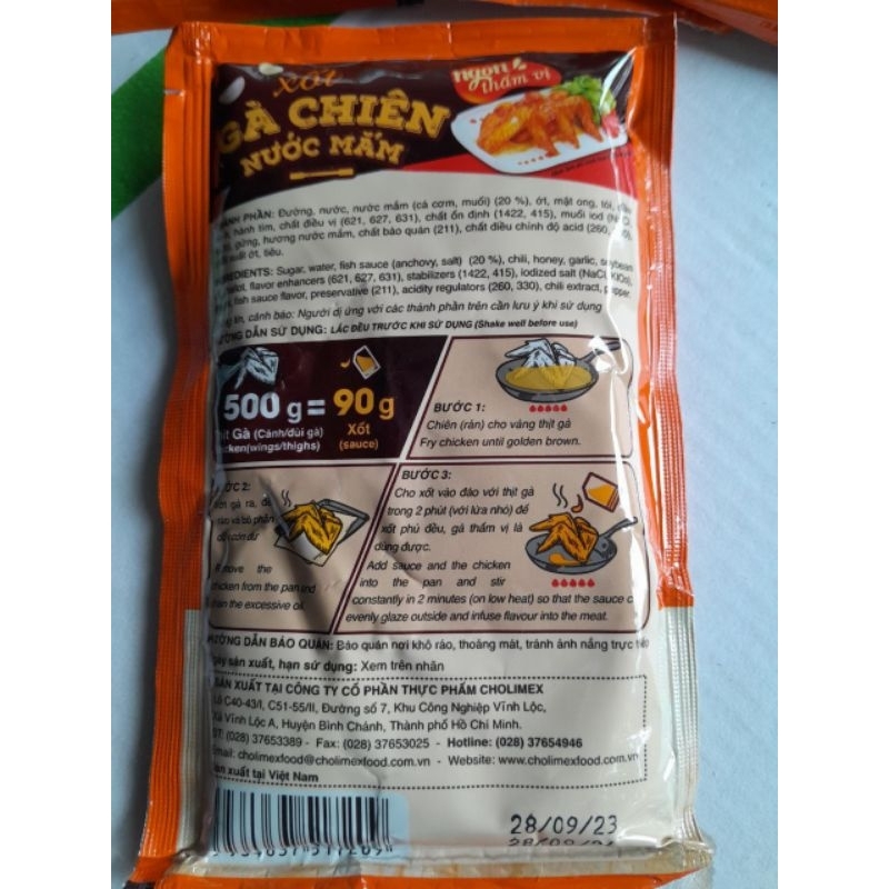 Xốt gà chiên nước mắm Cholimex 90g