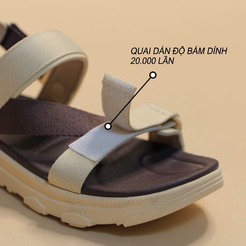 Giày Sandal SYNDER SD2 Màu Be Nâu