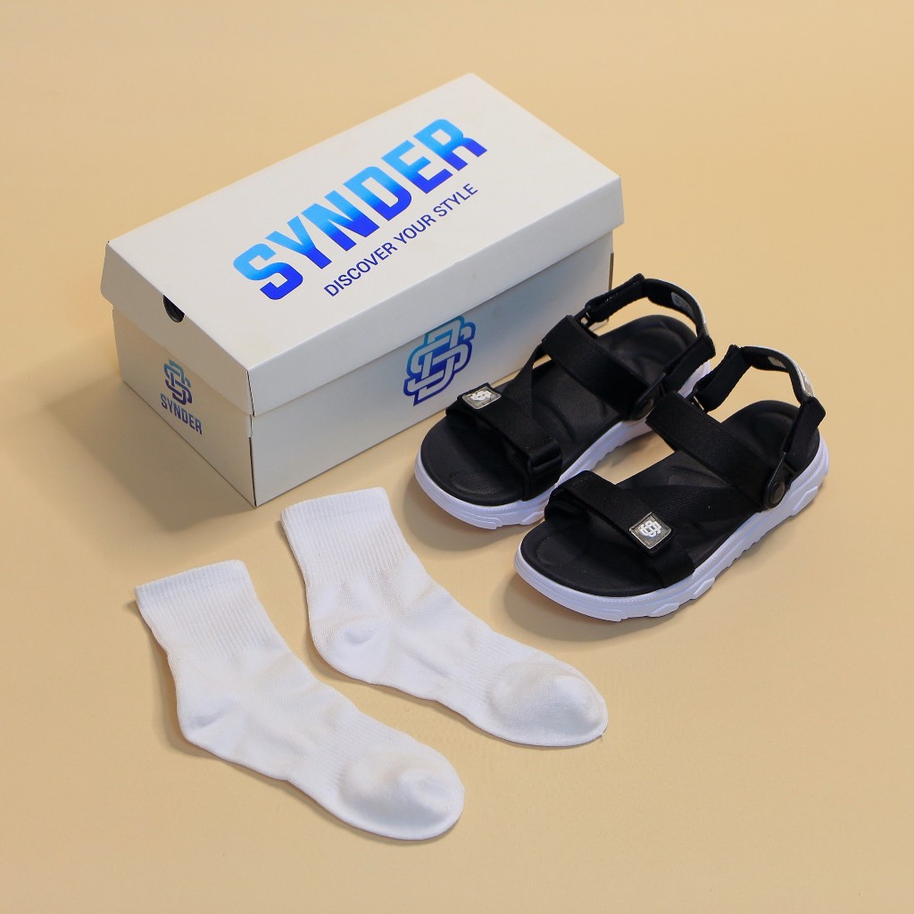 Giày Sandal SYNDER SD2 Màu Đen Trắng