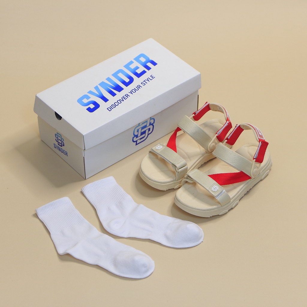 Giày Sandal SYNDER SD2 Màu Be Đỏ