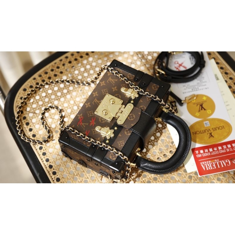 Túi LVMalle da bò sz20cm kèm 2 quai như ảnh siêu siêu đẹp