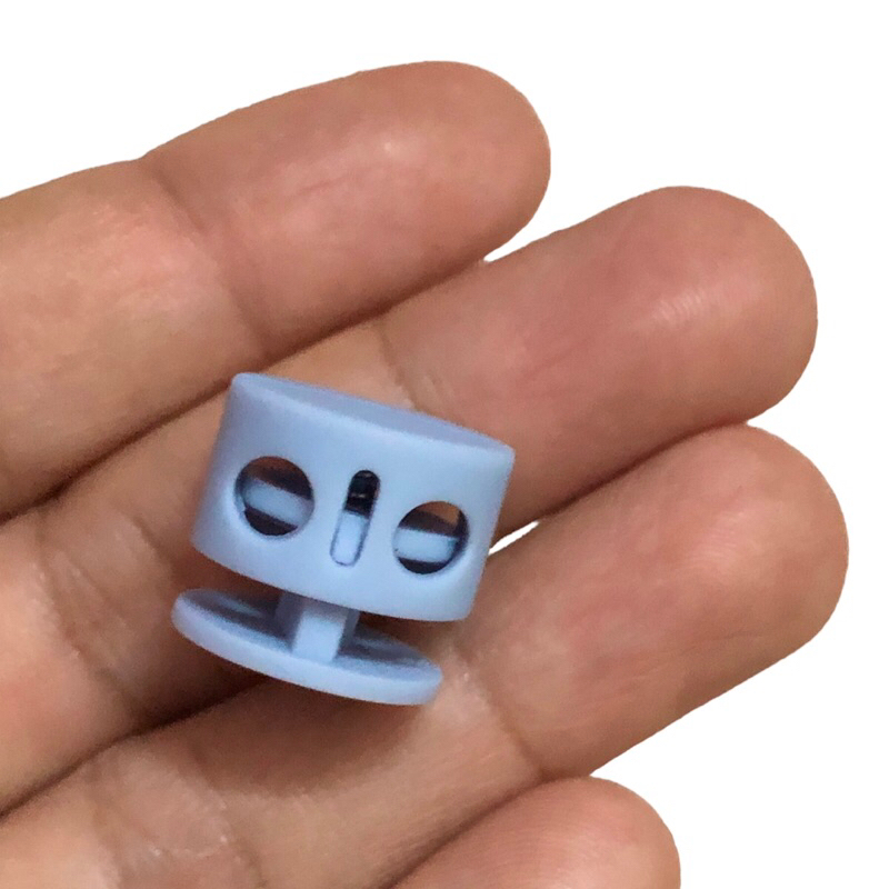 5 cái - Nút chặn nhựa tròn 2 lỗ thời trang dùng chặn túi rút, áo khoác , quần thể thao, giày, trang trí