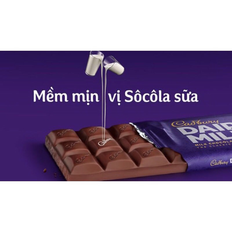 🍫 5 THANH SOCOLA HẠNH NHÂN DAIRY MILK🍫🍫