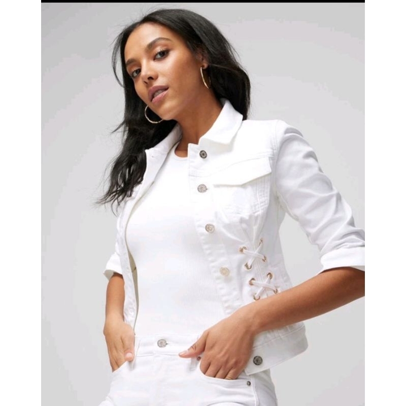 Áo khoác jean trắng xuất dư xịn-vnxk-thùy hương shop😍