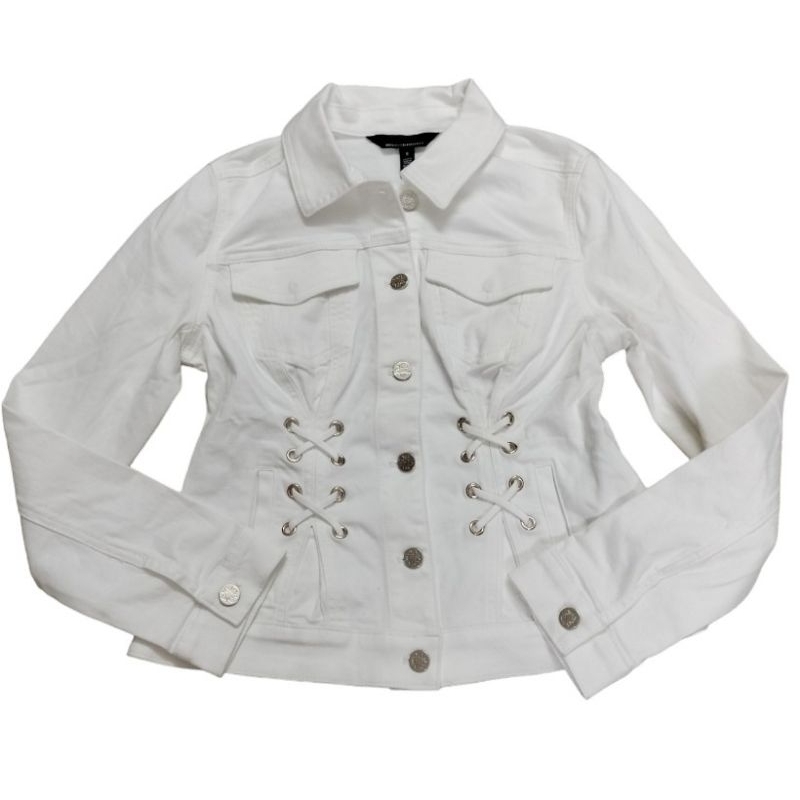 Áo khoác jean trắng xuất dư xịn-vnxk-thùy hương shop😍