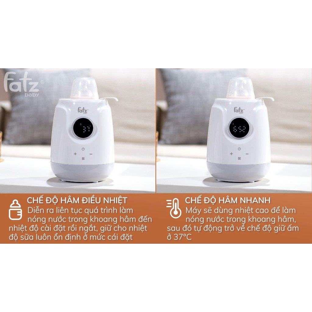 Máy Hâm Sữa Và Tiệt Trùng Điện Tử Fatzbaby Mono 9 - BẢO HÀNH CHÍNH HÃNG