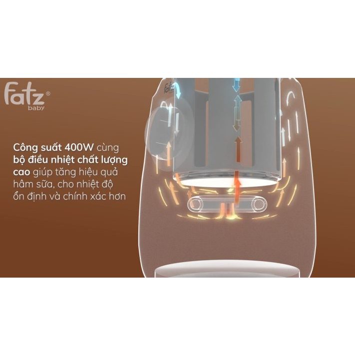 Máy Hâm Sữa Và Tiệt Trùng Điện Tử Fatzbaby Mono 9 - BẢO HÀNH CHÍNH HÃNG