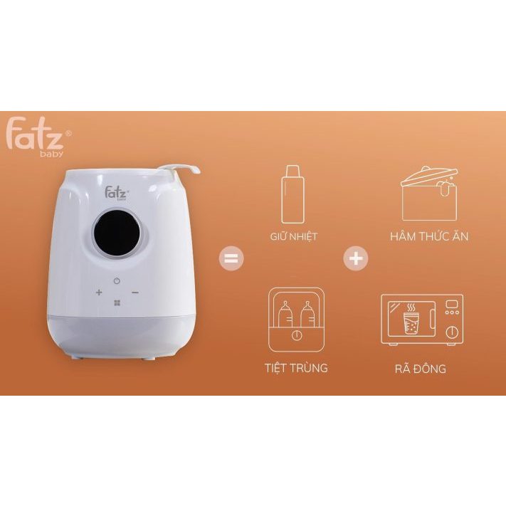 Máy Hâm Sữa Và Tiệt Trùng Điện Tử Fatzbaby Mono 9 - BẢO HÀNH CHÍNH HÃNG
