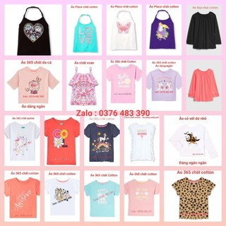 Size 4y _ Áo bé gái xuất dư nhiều mẫu