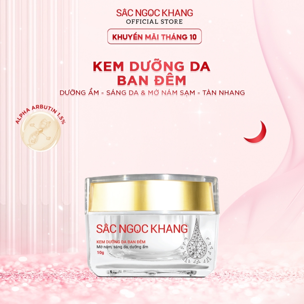 Kem Dưỡng Da Ban Đêm Sắc Ngọc Khang 10G