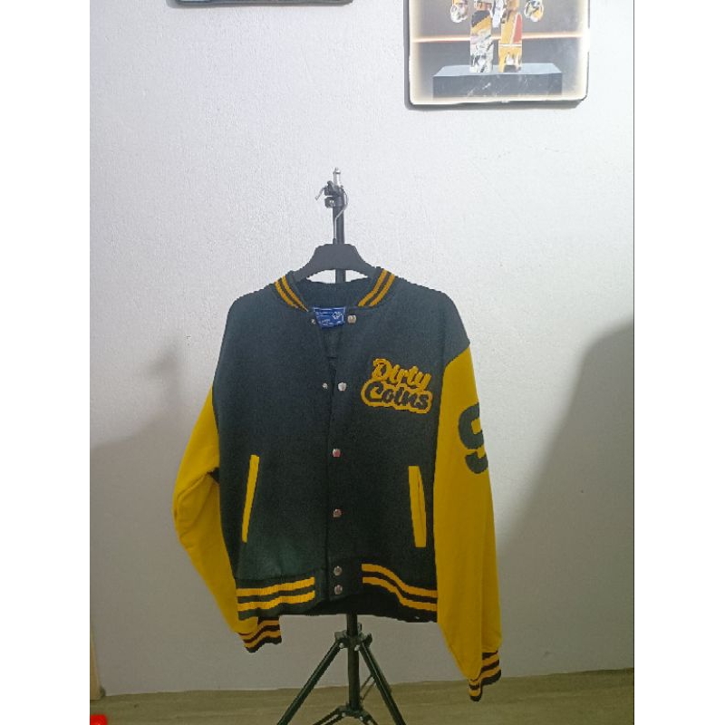 varcity jacket dirty coins