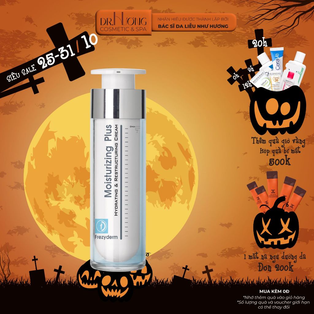 Frezyderm Moisturizing Plus Cream - Kem dưỡng ẩm, chống lão hóa 50ml