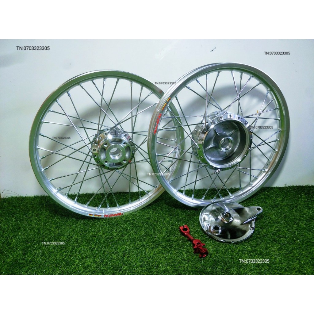 CẶP BÁNH CĂM SIRIUS NIỀN NHÔM BAN ZAI .DALE, SOLUTER. SHARK SPEED THÁI ,ĐÙM CĂM MẠ CROM KÈM MÁ VỚI PÁT MÀU .