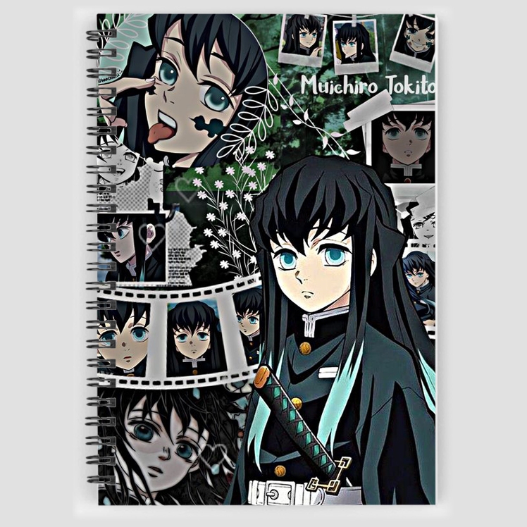 Sổ vẽ chì sổ phác thảo in hình bìa Tokitou Muichirou anime manga kimetsu no yaiba MA1393