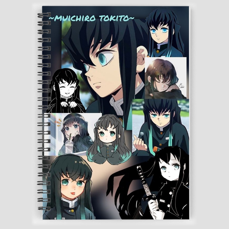 Sổ vẽ chì sổ phác thảo in hình bìa Tokitou Muichirou anime manga kimetsu no yaiba MA1393