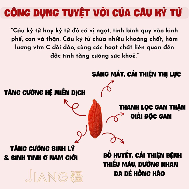 Kỷ Tử Organic Cao Nguyên Thanh Tạng Thượng Hạng  Jiang
