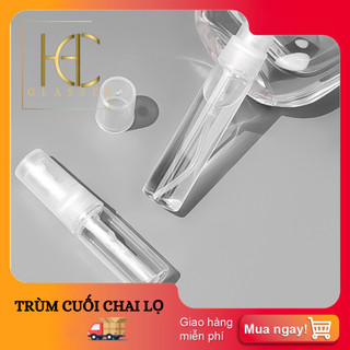  Chai lọ chiết xịt phun sương 10ml đựng Body Mist thủy tinh tròn vỏ mỏng hàng đẹp Chai chiết body mist